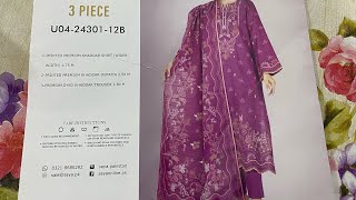 Saya and masakali mix khaddar brand suits pkr 3250  Rs go and watch full video