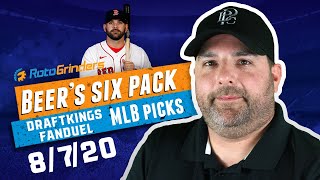 DRAFTKINGS MLB DFS PICKS | The Daily Fantasy 6 Pack (8-7-20)