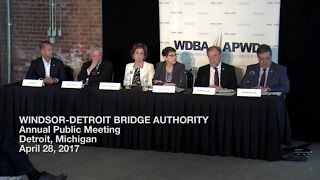 WDBA 2015-2016 Annual Public Meeting - Detroit