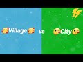 Village vs City | village house vs City house