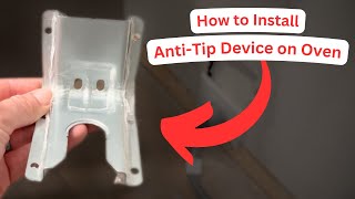 How to Install Anti-Tip Device on Oven | Stove, Range or Oven Safety Device for Samsung and Others