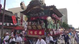 【Japan】 2013年度　熊谷うちわ祭り　巡行祭　7/7 　荒川区