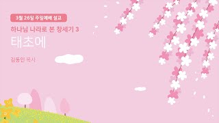 하나님나라로 본 창세기 (3) / 태초에