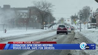 Syracuse DPW keeping roads safe in spite of snow and cold