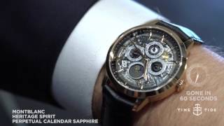 GONE IN 60 SECONDS - Montblanc Heritage Spirit Perpetual Calendar Sapphire