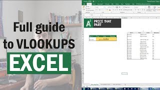 Full Excel Tutorial – 8/12  -The Definitive guide to Vlookup! Learn Vlookup, and Approximate Matches