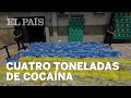 Interceptadas en Valencia cuatro toneladas de cocaína ocultas en sacos de azúcar y pulpa de piña