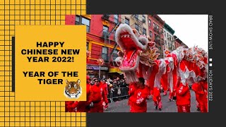 Happy Chinese New Year 2022! - Year Of The Tiger