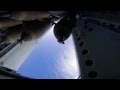 B 52 Dropping Bombs from the Bomb Bay Doors - Daytime