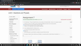 Nptel Introduction to Operating System week 7 solutions.