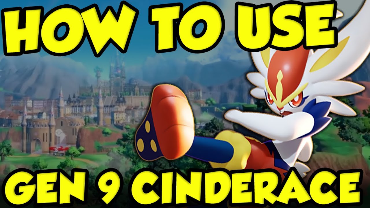 HOW TO USE CINDERACE! Best Cinderace Moveset For Pokemon Scarlet And ...