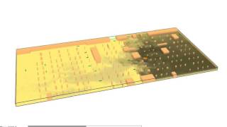 Underground Car Park Basement jet Fan CFD Analysis