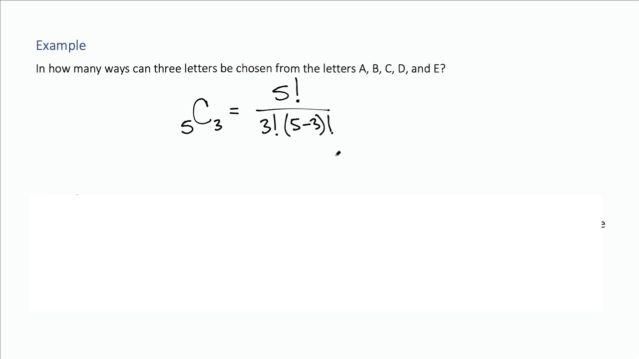 Combinations Formula And Example - YouTube