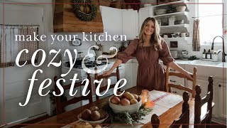 Creating a Cozy Christmas Kitchen with Thrift Store Finds