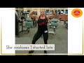 julie bourassa massive muscles female bodybuilder fbb muscles