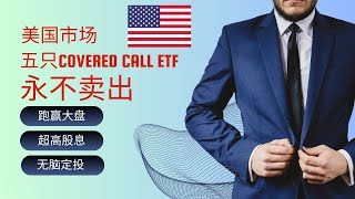 美国市场上五只Covered Call ETF永不卖出 | 美股投资组合 | 跑赢标普大盘 | 无脑定投 | 超高股息