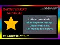 Karaoke Rhoma Irama ft Riza Umami - Hatimu Hatiku #TIARACHANNEL