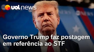 Embaixada dos EUA cita o Brasil em post e diz que multar empresas americanas é antidemocrático