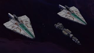 Galactic Empire vs Corporate Sector Authority - Star Wars: Empire at War Remake AI Battles