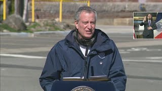 Mayor Bill de Blasio Speaks At Brooklyn Navy Yard