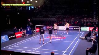 Nederlandse kampioenschappen badminton 2014: MD finale met Ridder/Bosch tegen Maas/Arends