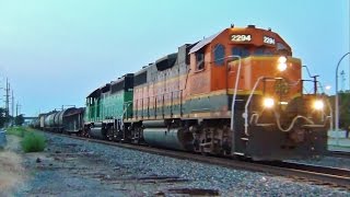 BNSF 2294, GP38-2 Leads Local Freight 664, Ottumwa, IA 8/26/15