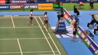 Badminton WD 松友,高橋 vs Poon,Hong 1G-3 Yonex Open Japan 2013.9.20