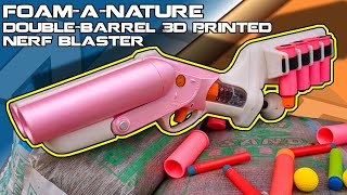 THE FOAM-A-NATURE! Team Fortress 2 Force-a-nature NERF Blaster (Double Barrel Shell Ejecting)