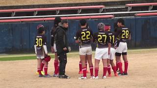 中学ラグビー　岐阜県中学校選抜Ⓑ（黒）ＶＳ　岐阜県スクール選抜Ⓑ（白）