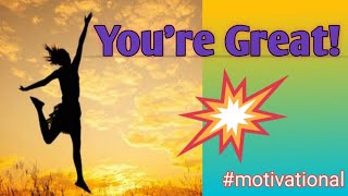 You're Great.! 👍 | #shorts #motivational