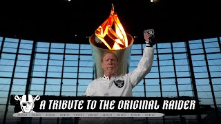 Mark Davis Lights the Torch in Memory of and Tribute to Jim Otto | Raiders | NFL