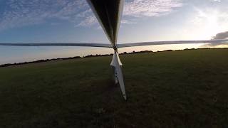 Kit Buchanans' first flight in a Human Powered Aircraft