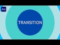 Easy Circle Title Transition Tutorial in After Effects