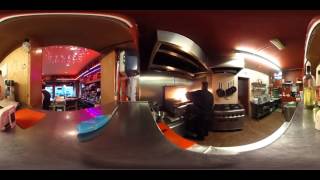 The Turkuaz Restaurant - Cooking a Beyti Kebab Wrap - ThetaS Theta360