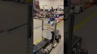 Custom built RC tractor trailer trucks at Cabin Fever Expo 2024