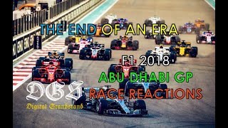 Formula 1 2018 Abu Dhabi Grand Prix Race Reactions