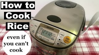 How to Cook Rice Perfectly -  Zojirushi Rice Cooker Review