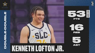 Kenneth Lofton Jr. EXPLODES For A 52 PTS Career-High During SLC Stars Win!