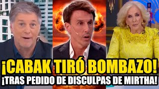 ¡CABAK TIRÓ BOMBAZO TRAS EL PEDIDO DE DISCULPAS DE MIRTHA LEGRAND A MORITÁN!