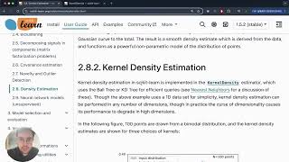 Day 314 - sklearn - density estimation + model selection [study with me]