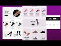 Responsive E-Commerce Sneakers Website Using HTML, CSS and JavaScript