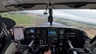 Direct Crosswind Practice - 6 Landings at 3 Airports w/Cockpit and Landing Gear View - How Did I Do?