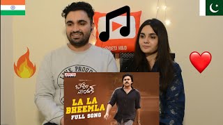 Pakistani reaction to La La Bheemla Full Song | #BheemlaNayak | Pawan Kalyan, Rana | Desi H&D Reacts