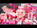 1H Satisfying with Unboxing Cute Pink Ice Cream Store Cash Register, Doctor Set Toy Collection