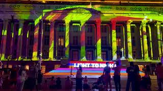 ✨சிங்கப்பூரில் Light to Night 2025 Singapore | Light Projection Art at National Gallery in 4K ✨