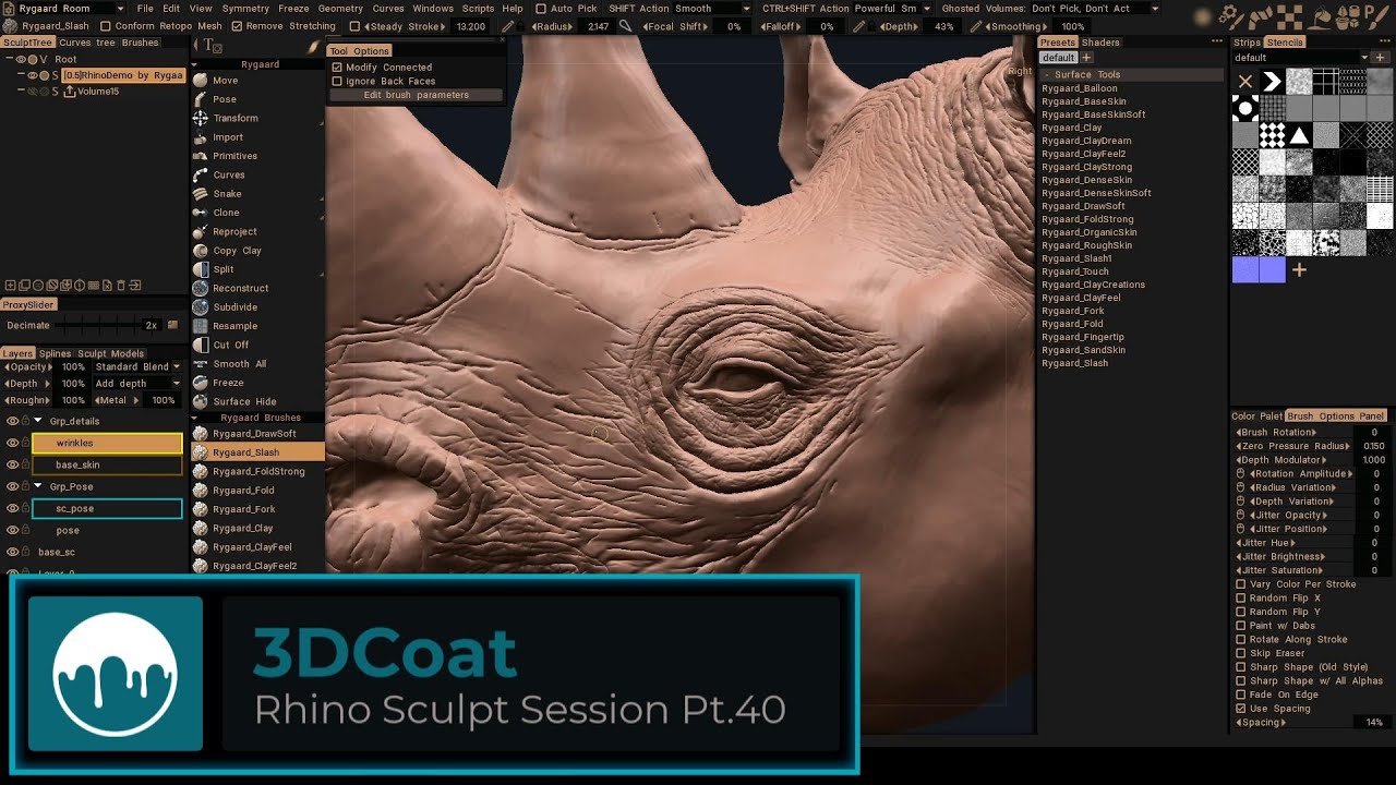 3dcoat Sculpt Sessions Pt 40 Youtube