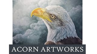 Acorn Artworks - Eagle with Inktense (Full tutorial)