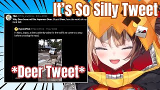 Gigi Cannot Stop Laughing Watch Silly Tweet About Animal【Hololive EN】