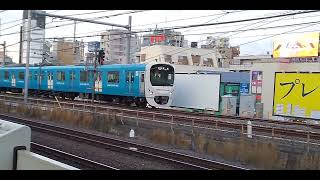 西武新宿線 ドラえもん号西武新宿駅入線待機シーン