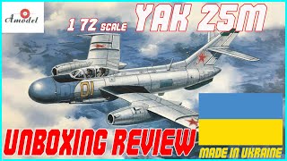 AMODEL 1/72 YAKOVLEV YAK-25M Flashlight-A/Mandrake UNOXING REVIEW